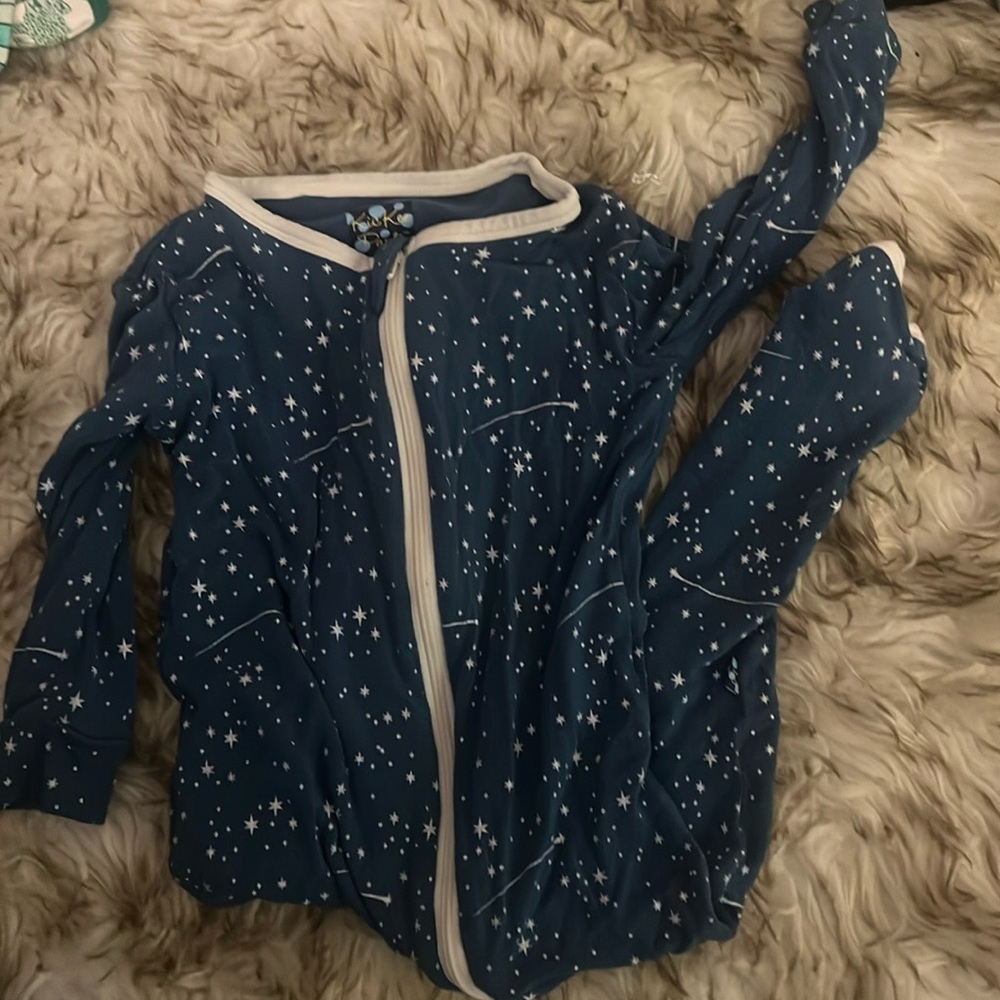 Kicker footless coverall zip bamboo